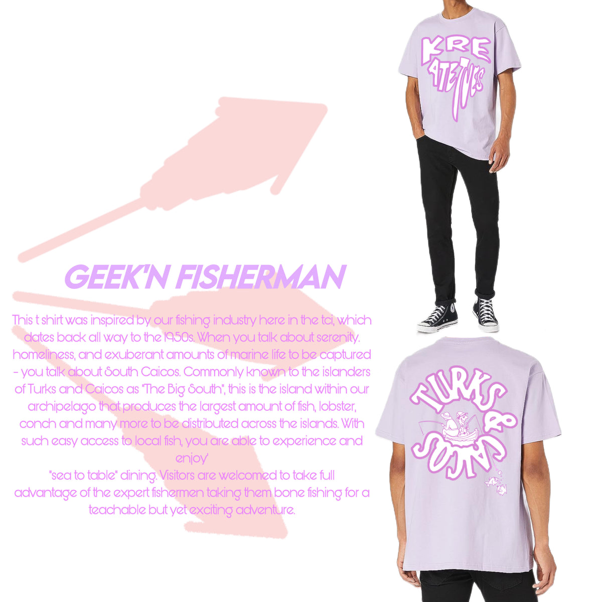 GEEK'N FISHERMAN Short Sleeve T Shirt