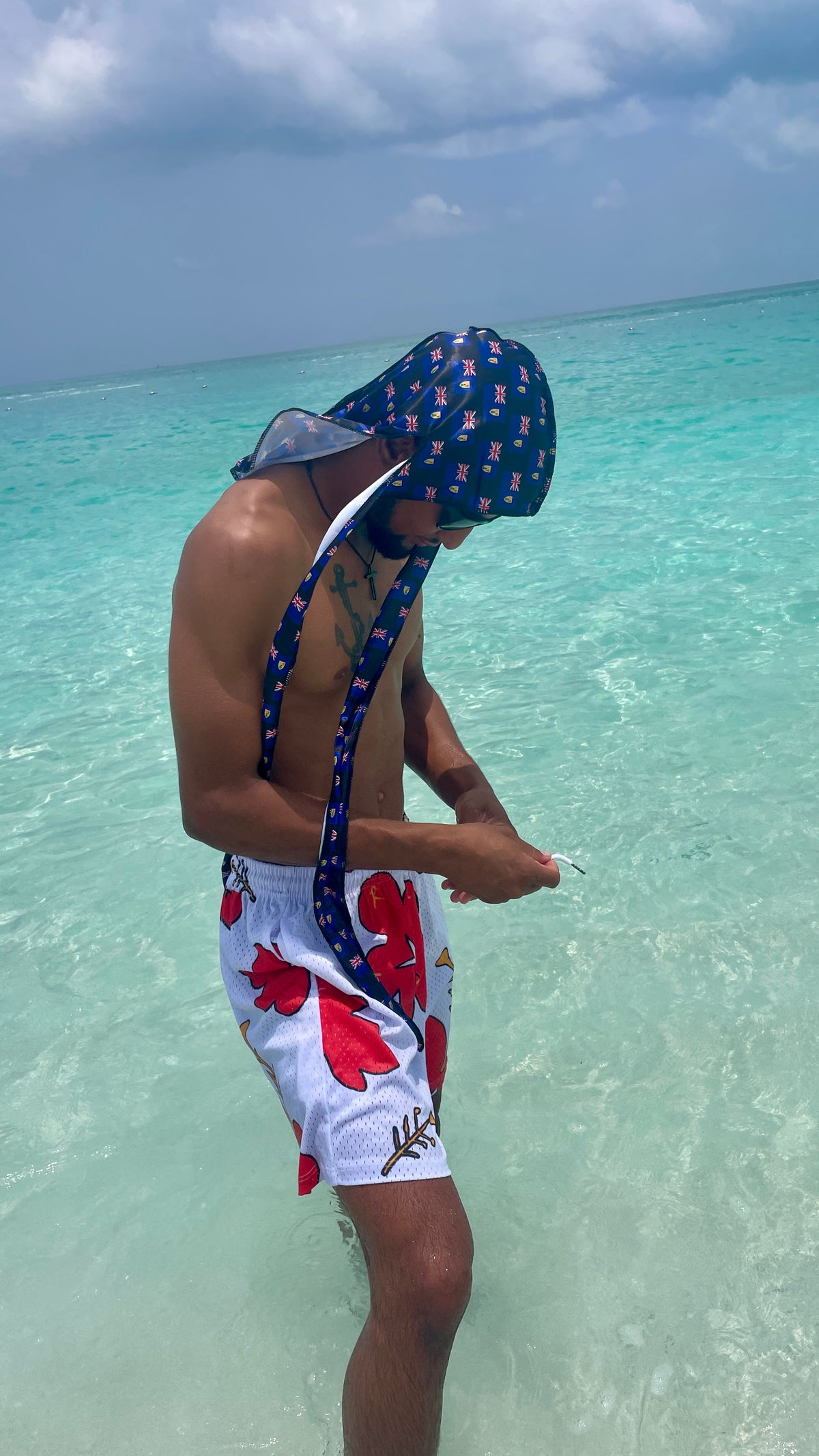 Turks & Caicos Flag Durag 🇹🇨