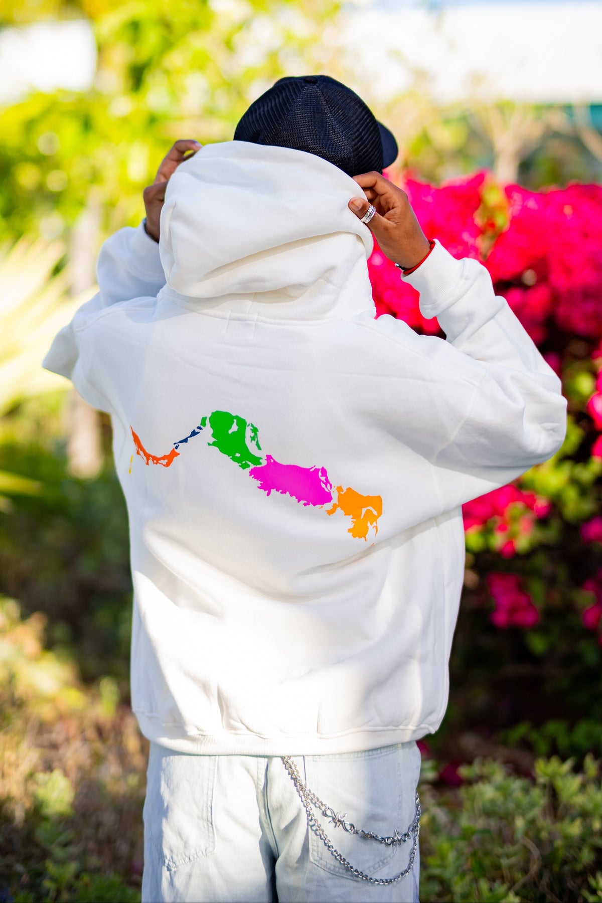 TCI’S NATIONAL COLORS HOODIE (WHITE)